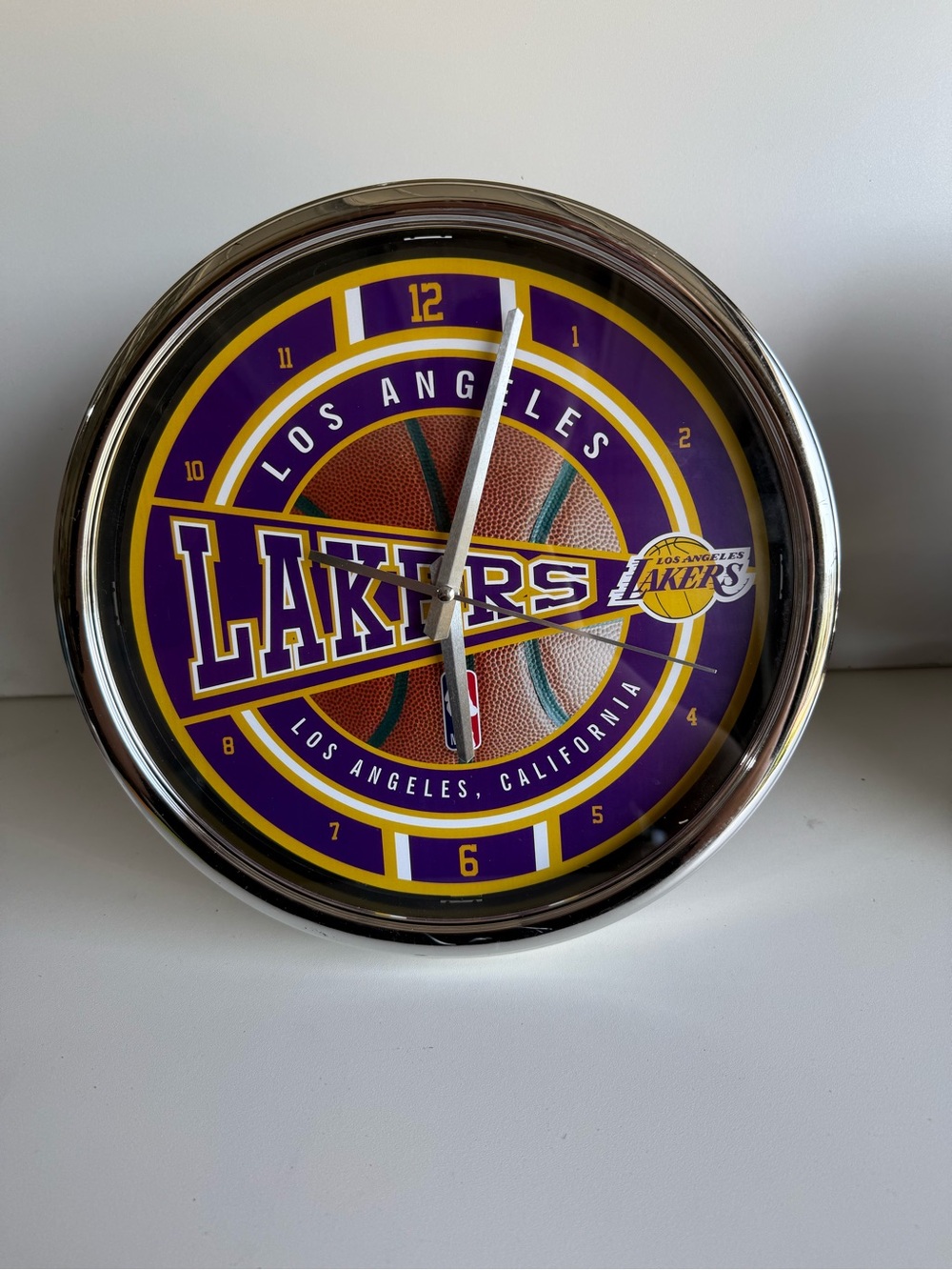 🏀 NBA Lakers Wall Clock - Official Team Design